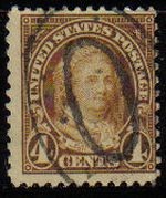 USA 1923 Scott 556 Sello Personajes Martha Washington usado Estados Unidos Etats Unis