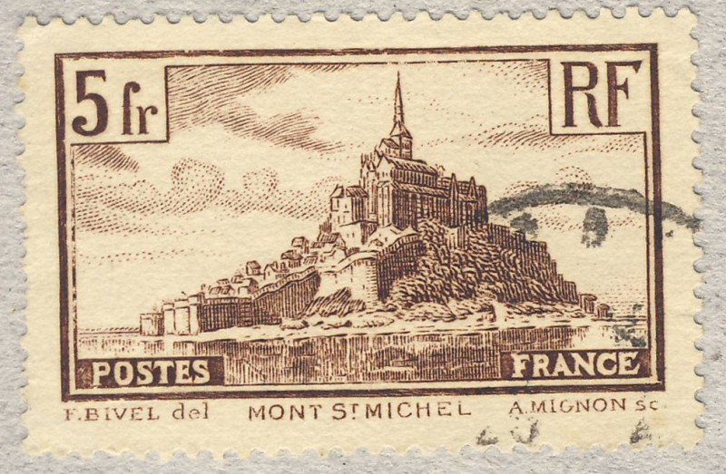 Mont St. Michel 5 fr 1929