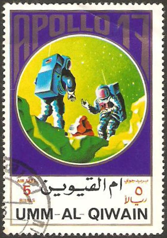 umm al qiwain, apolo 17, espacio