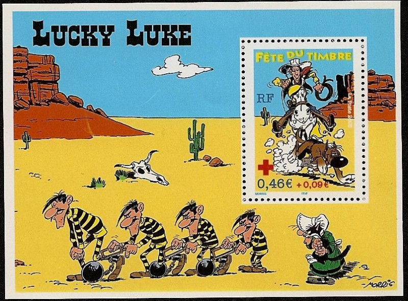 Comics - Lucky Luke  HB con aportación a la Cruz Roja