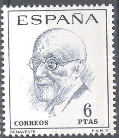 Literatos españoles. Jacinto Benavente.