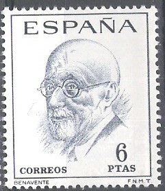 Literatos españoles. Jacinto Benavente.