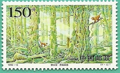 Selva Primitiva de Shennongjia  -  mono dorado