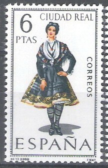 Trajes típicos españoles.Ciudad Real.