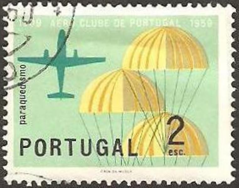 50 anivº del club aereo de portugal (paracaidismo)