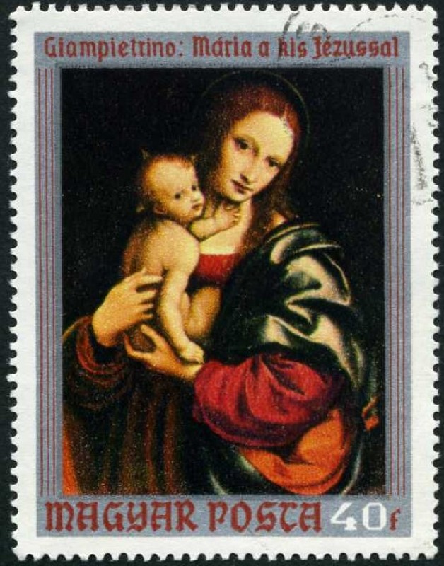 Virgen y el Niño - Giampetrino