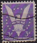 USA 1942 Scott 905 Sello Fauna Aguila Americana Eagle usado Estados Unidos Etats Unis