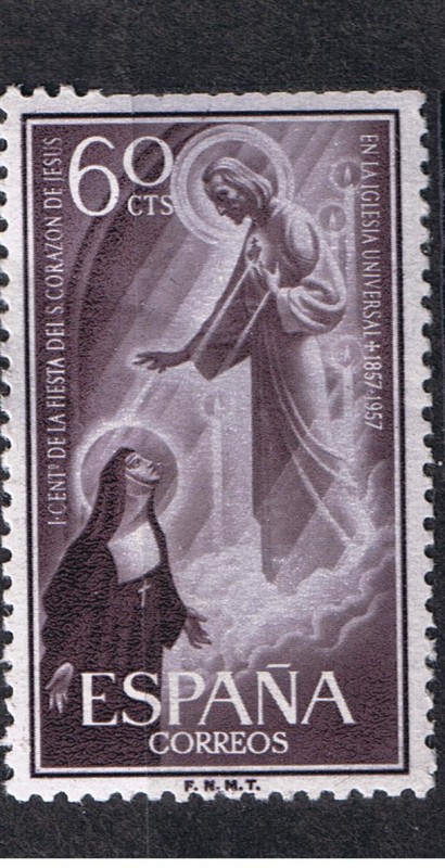 Edifil  nº  1207 Centenario de la Fiesta del Sagrado Corazón de Jesús