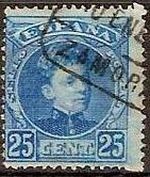 ESPAÑA 1901-5 248 Sello Alfonso XIII 15c. Tipo Cadete Usado