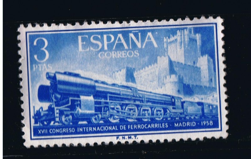Edifil  nº  1237   XVII  Congreso Internacional de Ferrocarriles
