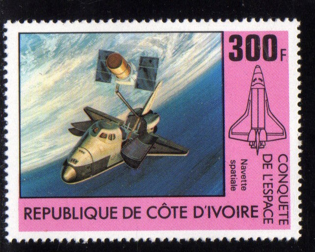 1981 Conquista del Espacio: Enterprise colocar satelite en orbita