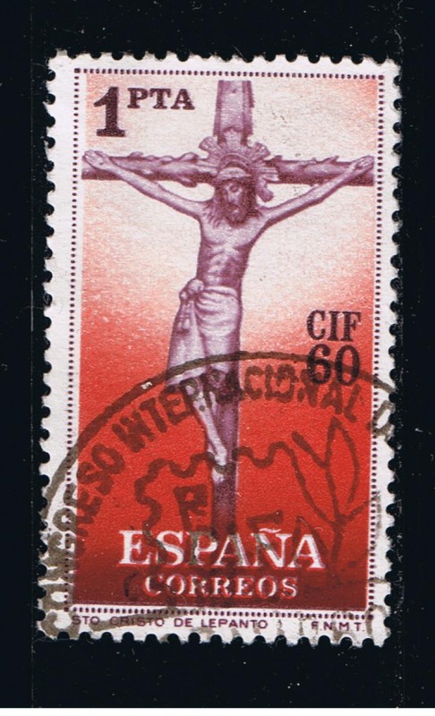 Edifil  1282  ier Congreso Inter. de Filatelia Barcelona  