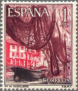 ESPAÑA 1965 1648 Sello Nuevo Serie Turistica Cudillero Asturias