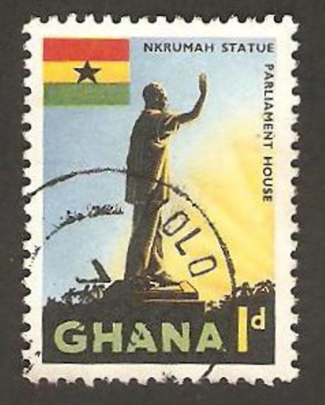 estatua de nkrumah, politico y filosofo