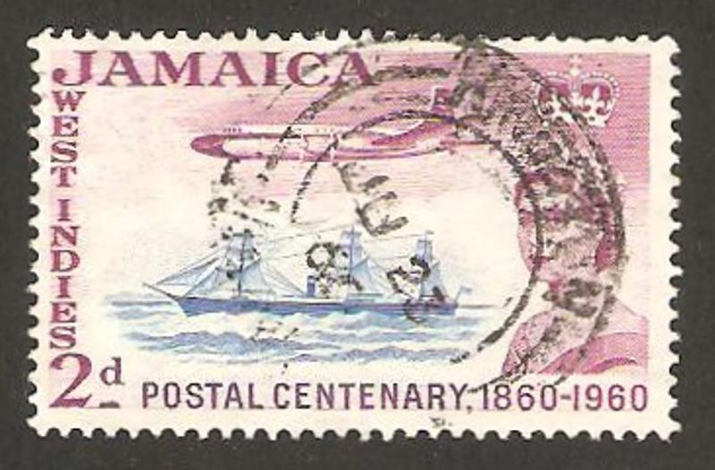 185 - Centº del sello jamaicano