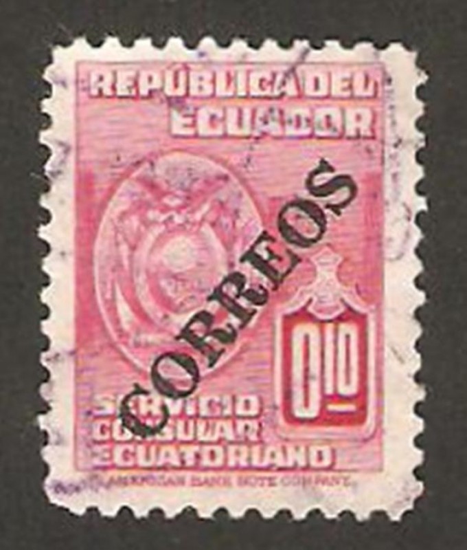 servicio consular, impreso correos