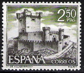 1883 Castillos de España. Sobroso, Pontevedra.