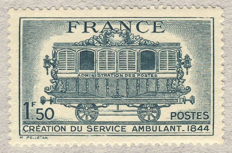 100 ans service postal ambulant