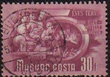 HUNGRIA Magyar Posta 1950 1177 Sello 5 AÑOS PLAN WM Cultura Maestros usado