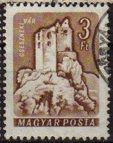 Hungria 1960 Scott 1285 Sello Castillo Caesznek vert usado Magyar Posta M-1654 Ungarn Hungary Hongri