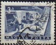 Hungria 1964 Scott 1523 Sello Servicio Postal Transporte de paqueteria usado M-2011 Magyar Posta Ung