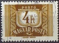 HUNGRIA Magyar Posta 1969 T242 Sello Numeros usado