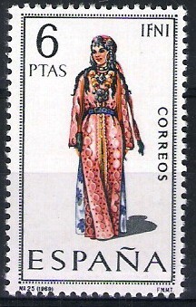 Trajes típicos españoles. Ifni