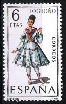 Trajes típicos españoles. Logroño.