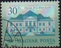 HUNGRIA Magyar Posta 1987 3903 Sello Castillo De la Motte Noavaj usado Scott3026