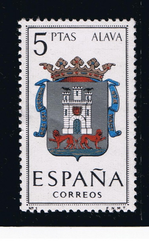 Edifil  1406 Escudos de las Capitales  de provincias Españolas  