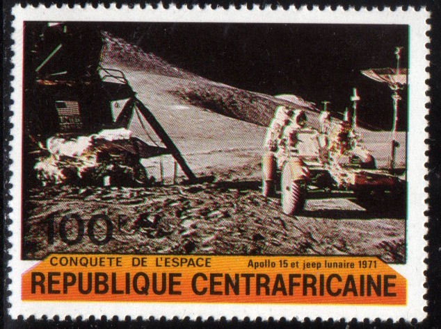 Centroafrica 1981: Apolo 15 y rover lunar
