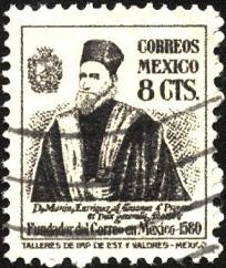 Virrey Martín Enríquez de Almanza organizó el servicio del Correo Mayor de Nueva España en 1580.