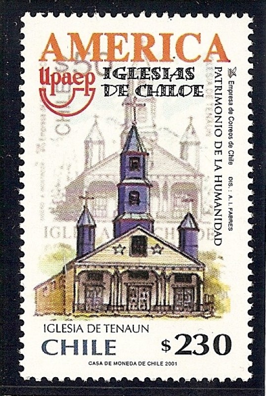 Iglesias de Chiloe,(iglesia de Tenaun)