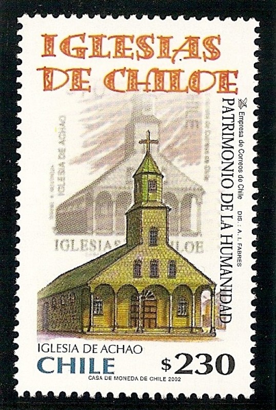 Iglesias de Chiloe,(iglesia de Achao)