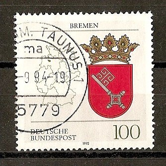 Escudos de Alemania. Federal  (DBP)./ Bremen.