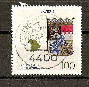 Escudos de Alemania. Federal  (DBP)./ Bayern.