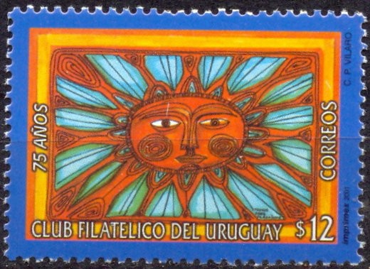 75 AÑOS DEL CLUB FILATELICO DEL URUGUAY