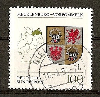 Escudos de Alemania.Federal (DBP)./ Mecklembourg-Pomeraine Occ.