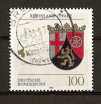 Escudos de Alemania.Federal (DBP)./ Rheinland-Pfalz.