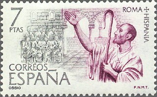 ESPAÑA 1974 2189 Sello Nuevo Roma Hispania Obispo Cordobes Ossio
