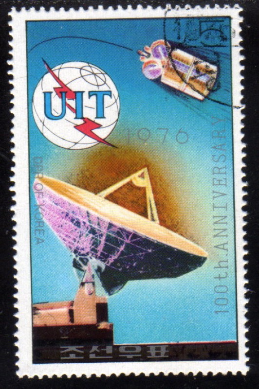 1976 100 Aniversario UIT:  Ariane Intelsat
