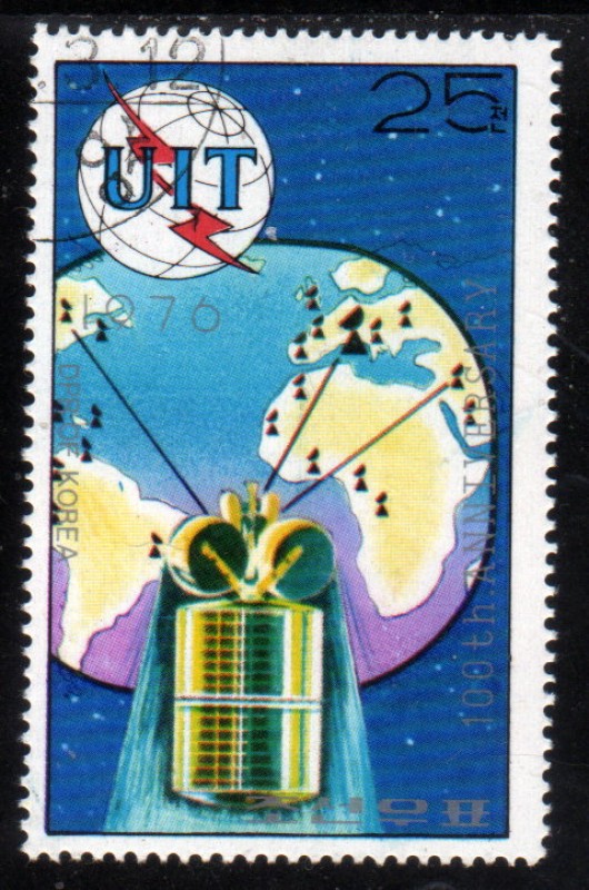 1976 100 Aniversario UIT:  Red Intelsat