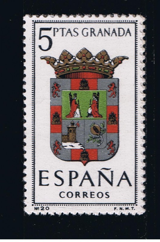 Edifil  1488 Escudos de las Capitales  de provincias Españolas  