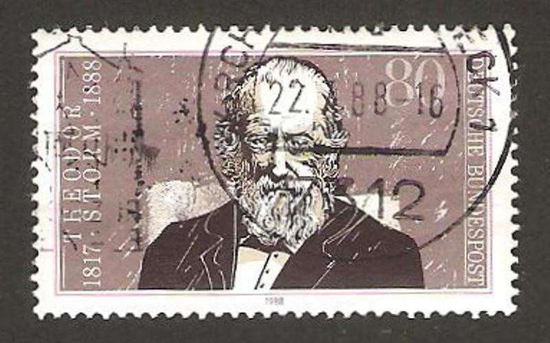 theodor storm, escritor, centº de su fallecimiento