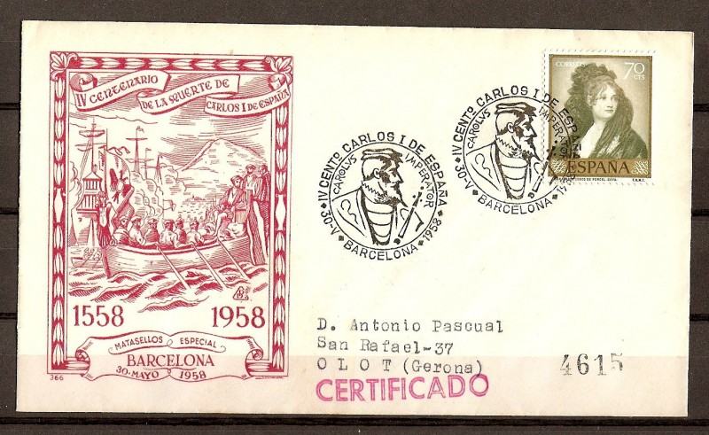 IV Centenario de la Muerte de Carlos I.