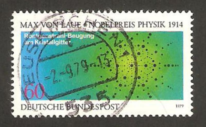 centº del nacimiento de premios nobel alemanes, max von lave, nobel de fisica