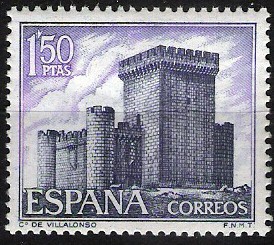 1928 Castillos de España. Villalonso, Zamora.