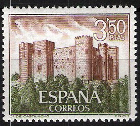 1930 Castillos de España. Castilnovo, Segovia.