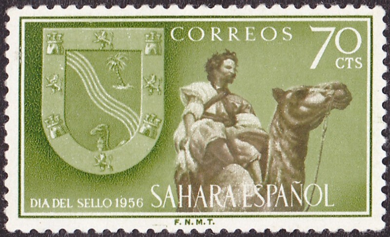 Sahara español **. Día del sello