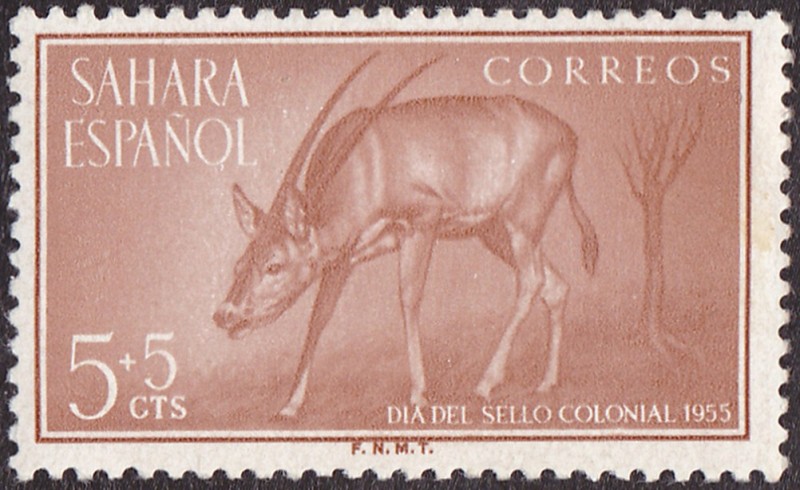 Sahara español **. Día del sello colonial